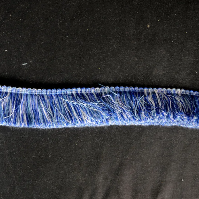 402 271 China Blue 2 inch Brush Fringe