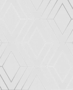 2834-42340 Adaline Light Grey Geometric Wallpaper