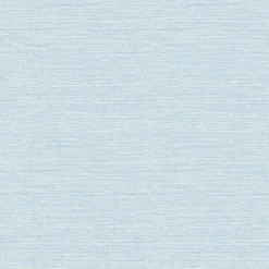 3117-24283 Agave Sky Blue Faux Grasscloth Wallpaper