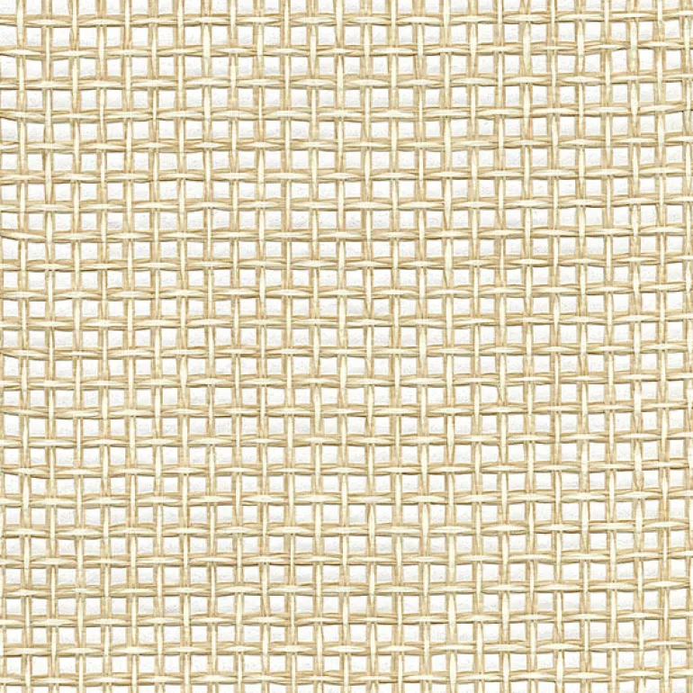 4018-0032 Aki Silver Grasscloth Wallpaper