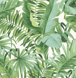 2969-24136 Alfresco Green Tropical Palm Wallpaper