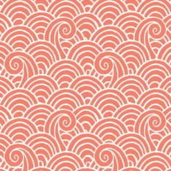4081-26306 Alorah Coral Wave Wallpaper