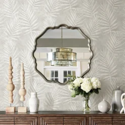 3117-675311 Amador Silver Palm Wallpaper