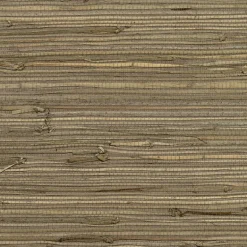 2732-80084 Anhui Brown Grasscloth Wallpaper