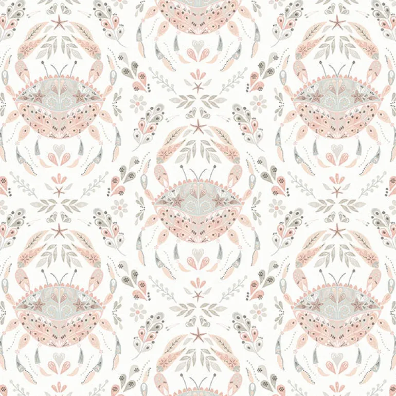 3120-13641 Annapolis Coral Crustation Wallpaper