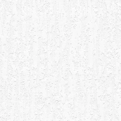 4000-2409-10 Antoni White Vertical Plaster Paintable Wallpaper