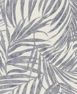 4035-617429 Anzu Slate Frond Wallpaper