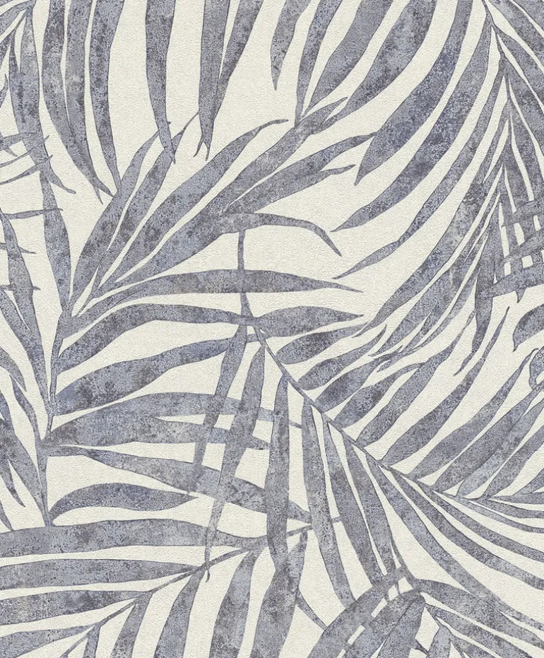 4035-617429 Anzu Slate Frond Wallpaper