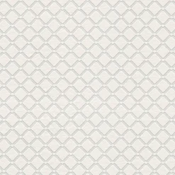4000-5281-17 Armin White Diamond Trellis Paintable Wallpaper