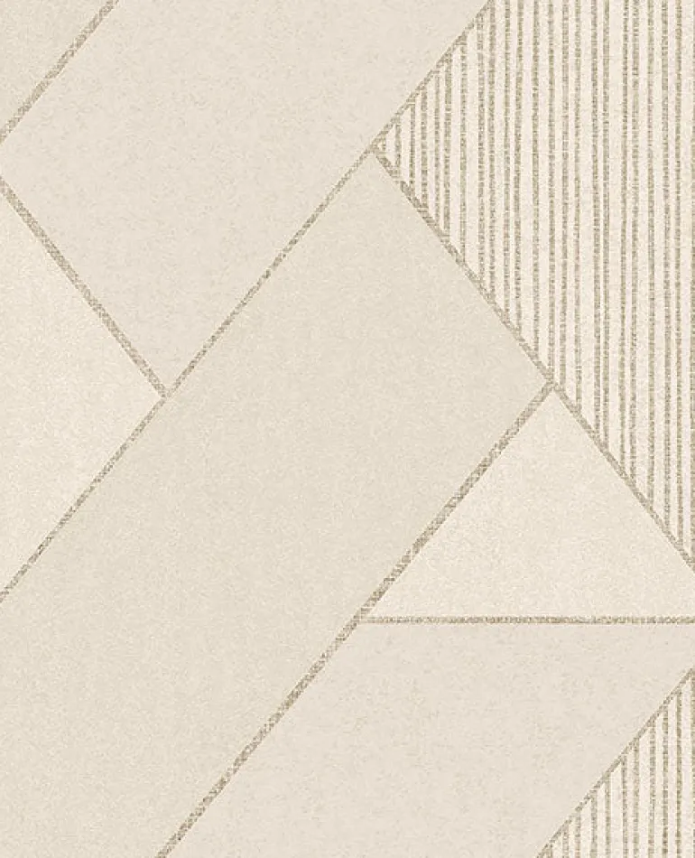 395830 Art Deco Cream Glam Geometric Wallpaper