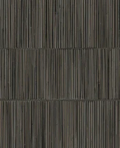 391510 Aspen Charcoal Natural Stripe Wallpaper
