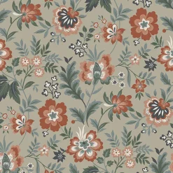 2948-28001 Athena Beige Floral Wallpaper