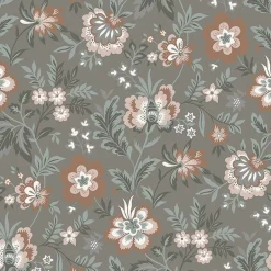 2948-28002 Athena Grey Floral Wallpaper