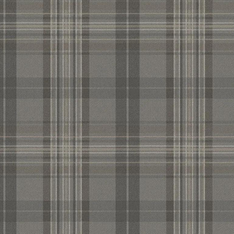 3123-330215 Austin Charcoal Austin Plaid Wallpaper