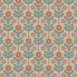 2948-28006 Aya Beige Floral Wallpaper