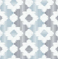 2902-25521 Babylon Blue Abstract Floral Wallpaper