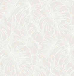 2964-87340 Balboa White Botanical Wallpaper