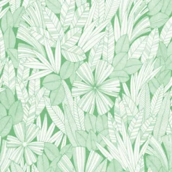 4081-26345 Bannon Green Leaves Wallpaper