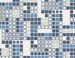 2949-60702 Bantry Blue Geometric Wallpaper