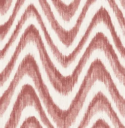 2901-25405 Bargello Red Faux Grasscloth Wave Wallpaper