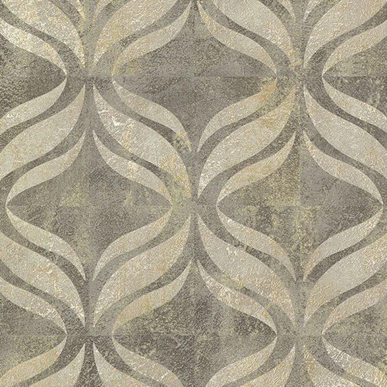 2766-24429 Beallara Taupe Ogee Wallpaper