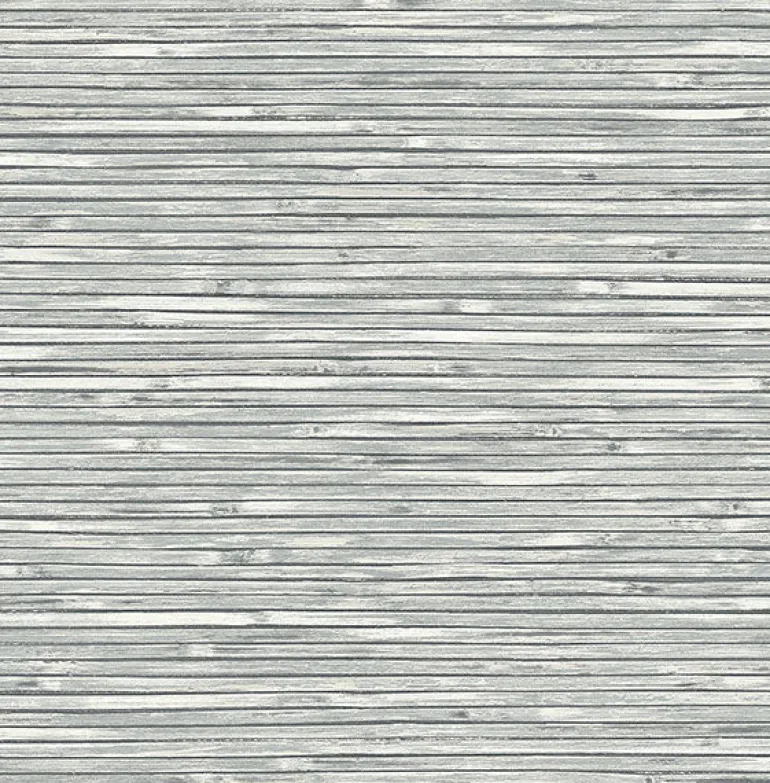 2927-81308 Bellport Dark Grey Wooden Slat Wallpaper