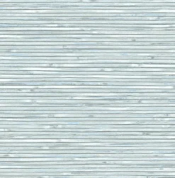 2927-81312 Bellport Sky Blue Wooden Slat Wallpaper