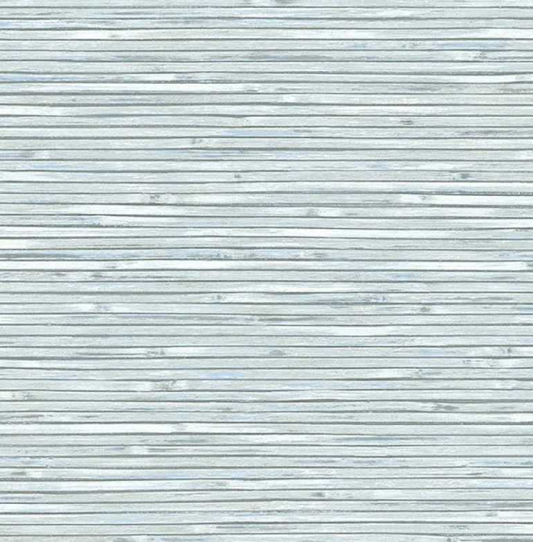 2927-81312 Bellport Sky Blue Wooden Slat Wallpaper
