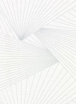 2921-50408 Berkeley White Geometric Faux Linen Wallpaper
