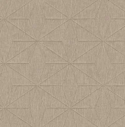 2896-25340 Bernice Gold Diamond Geometric Wallpaper