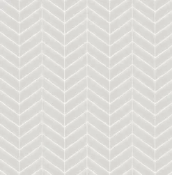 3118-25095 Bison Grey Herringbone Wallpaper