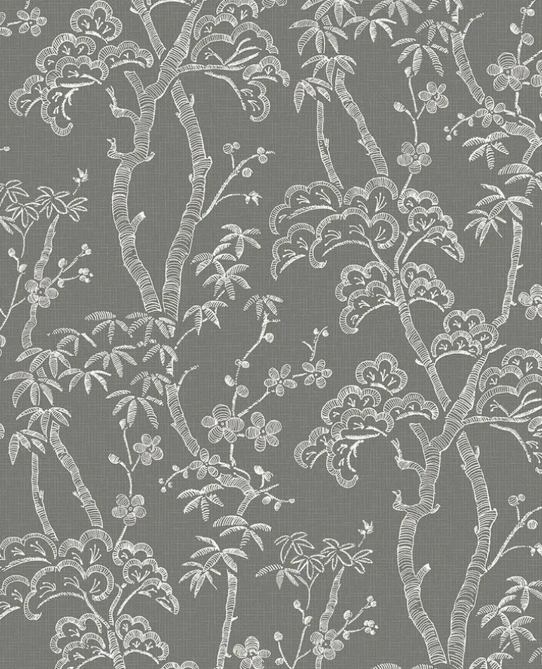 2764-24351 Bonsai Grey Tree Wallpaper
