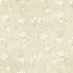 3119-441011 Braham Taupe Floral Trail Wallpaper