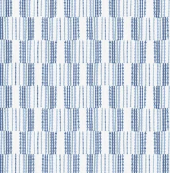 2903-25806 Burgen Blue Geometric Linen Wallpaper