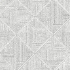 2975-26208 Cade Grey Geometric Wallpaper