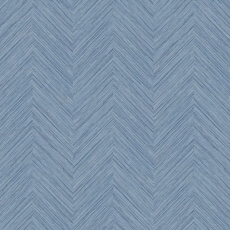 3120-13678 Caladesi Blue Faux Linen Wallpaper