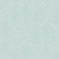 3120-13672 Caladesi Teal Faux Linen Wallpaper