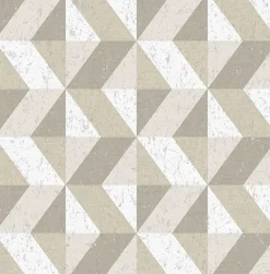 2896-25313 Cerium Dark Grey Concrete Geometric Wallpaper