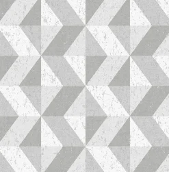 2896-25314 Cerium Grey Concrete Geometric Wallpaper