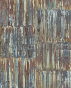 2922-24064 Chavez Multicolor Patina Panels Wallpaper