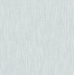 2903-25287 Chenille Light Blue Faux Linen Wallpaper