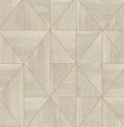 2896-25324 Cheverny Grey Wood Tile Wallpaper