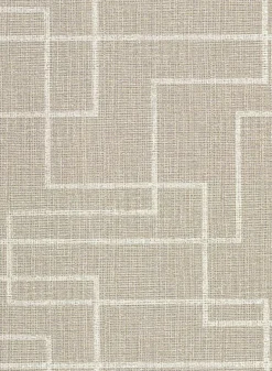 2921-50507 Clarendon Brown Faux Grasscloth Wallpaper