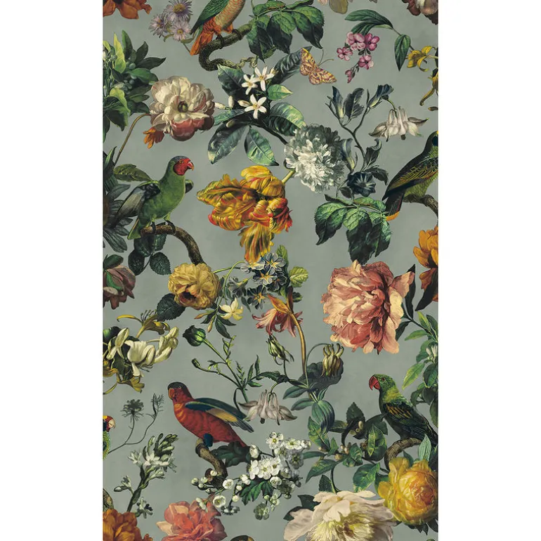 307302 Claude Sage Floral Wallpaper