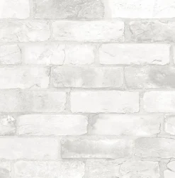 2904-22321 Cody Light Grey Reclaimed Bricks Wallpaper