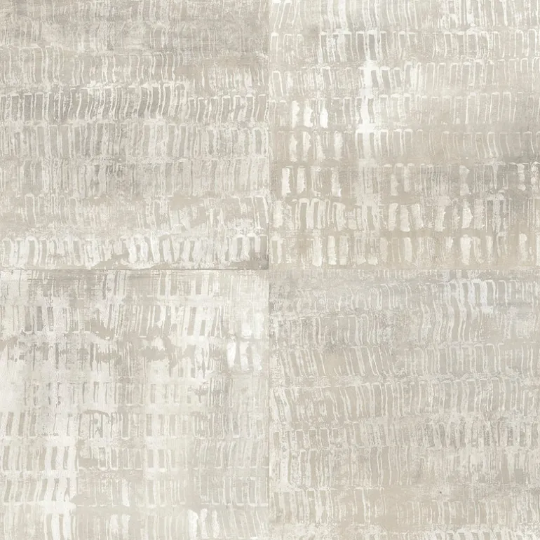2922-25382 Conundrum Silver Faux Metal Wallpaper