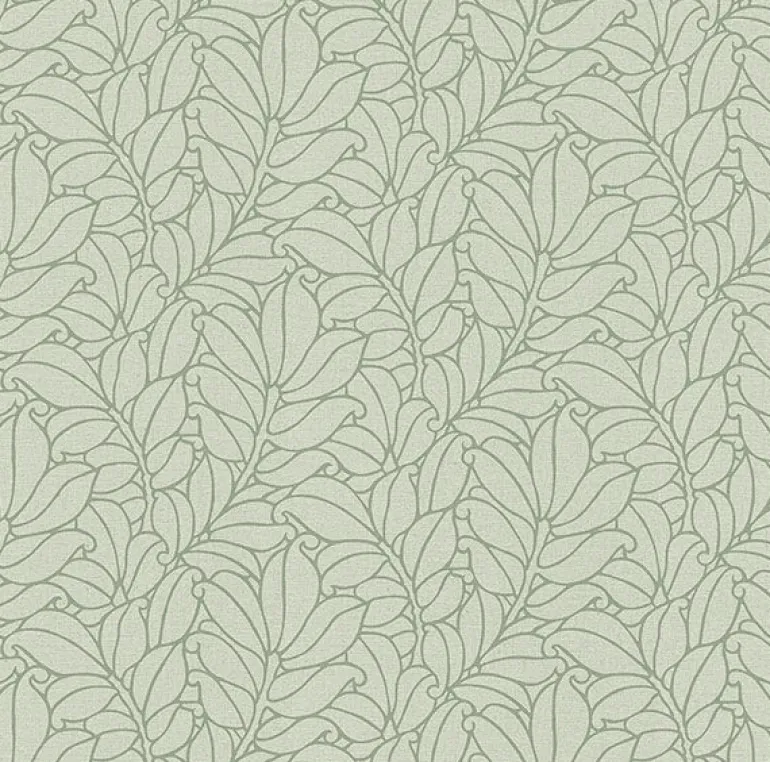 2971-86320 Coraline Green Leaf Wallpaper
