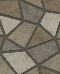 2896-25348 Coty Stone Geometric Patchwork Wallpaper