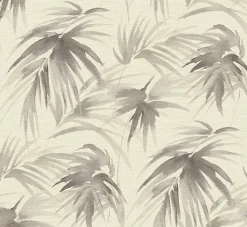 2964-87411 Darlana Pewter Grasscloth Wallpaper