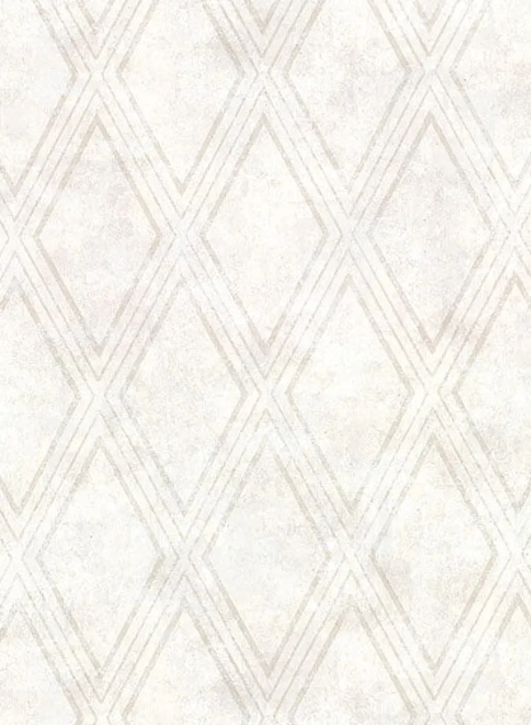 2921-51007 Dartmouth Cream Faux Plaster Geometric Wallpaper